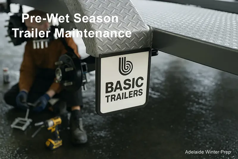 Pre wet trailer maintenance