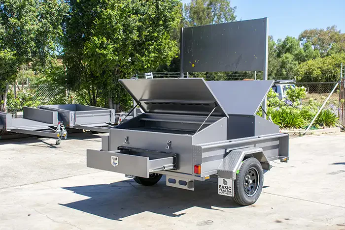 6X4 Single Axle Trailers 6X4 Bbq Trailers