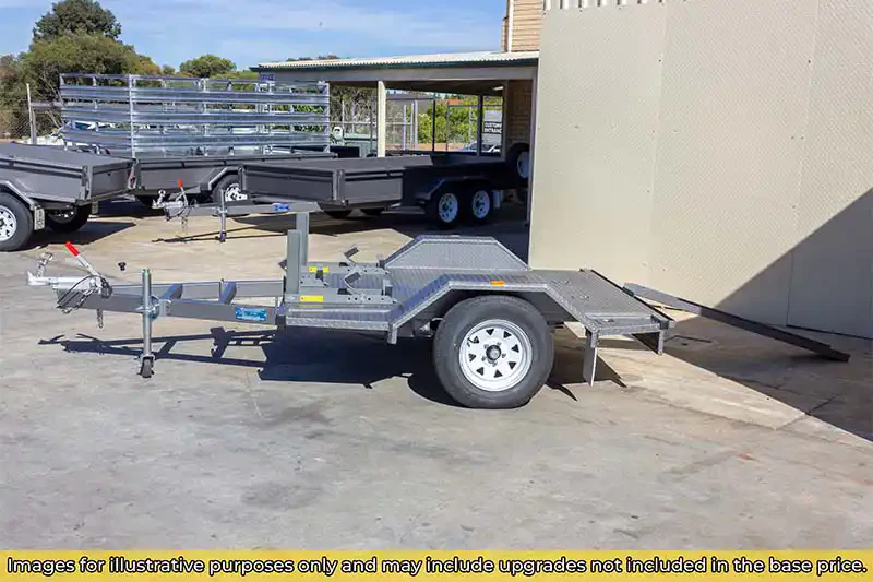 7X4 Single Axle Trailers 7X4 Motorbike Trailers