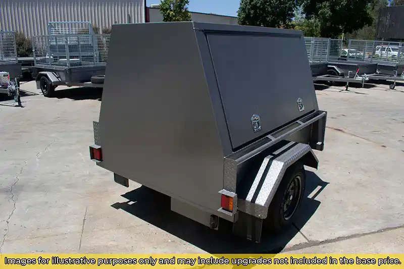 7X4 Single Axle Trailers 7X4 Tradesman Trailers