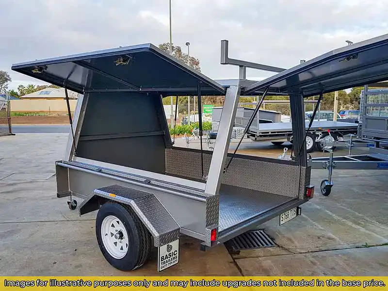 7X5 Single Axle Trailers 7X5 Tradesman Trailers