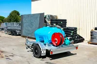 7X5 Tandem Axle Trailers 7X5 Fire Fighting Trailers