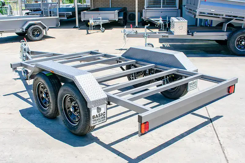 8X6 Tandem Axle Trailers 8X6 Rolling Chassis Trailers