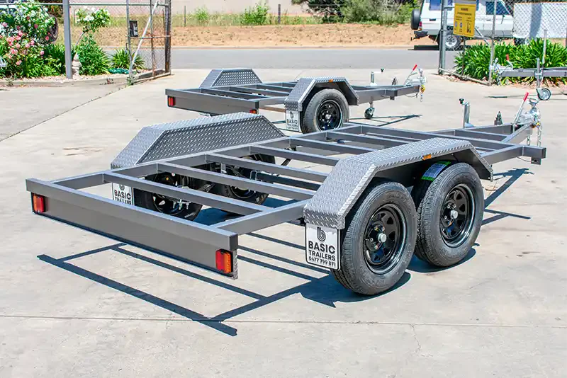 8X6 Tandem Axle Trailers 8X6 Rolling Chassis Trailers