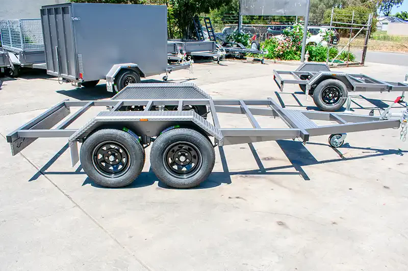 8X6 Tandem Axle Trailers 8X6 Rolling Chassis Trailers