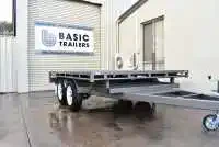 12X7 Tandem Axle Trailers 12X7 Flat Top Trailers