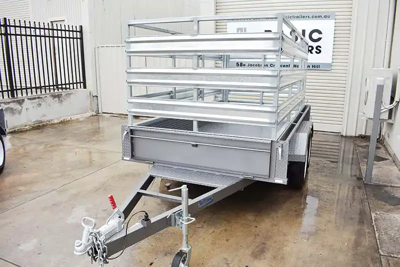 Trailer for Sale: TANDEM-WITH-STOCK-CRATE-10X5 Adelaide Trailers For Sales: TANDEM-WITH-STOCK-CRATE-10X5