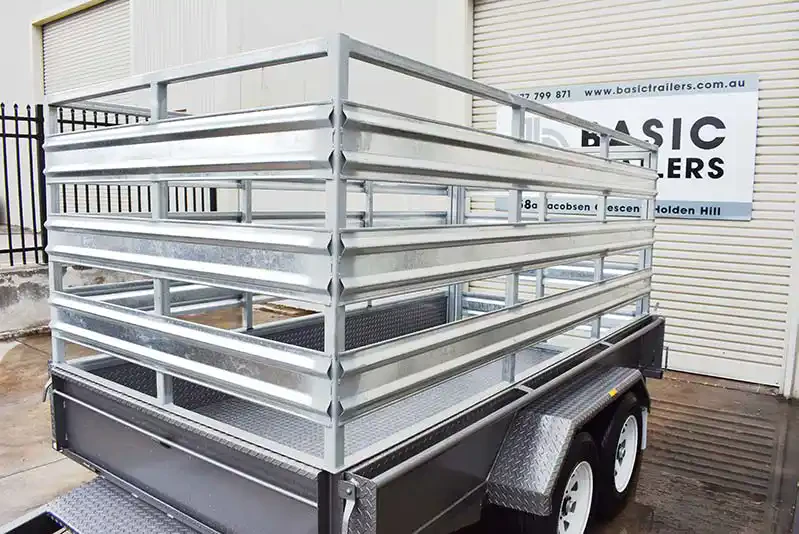 10X5 Tandem Axle Trailers 10X5 Stock Crate Trailers