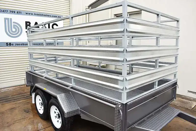 10X5 Tandem Axle Trailers 10X5 Stock Crate Trailers
